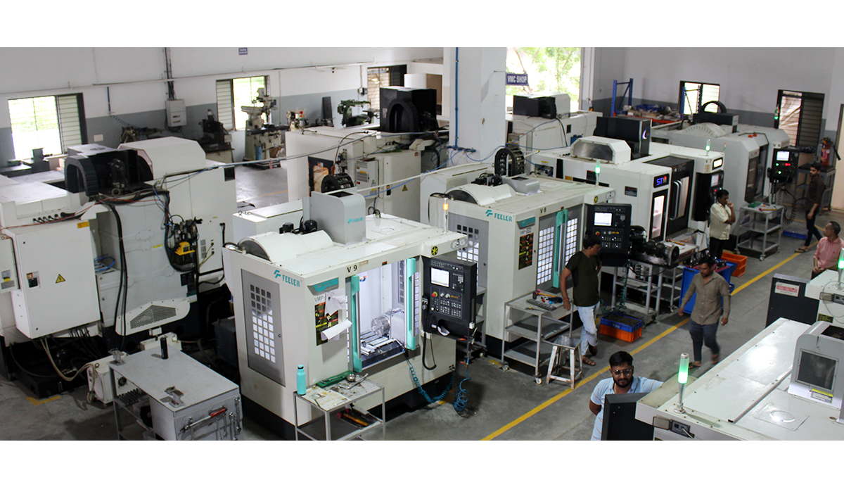 CNC machining infrastructure at DCS Tech Industries